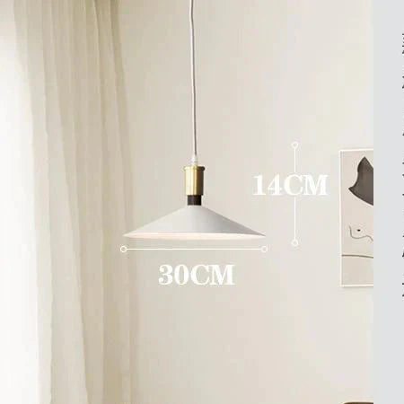 Nordic Modern Minimalist New Chandelier Ed Lamp Single Dining Room Round Bar Table White / Small