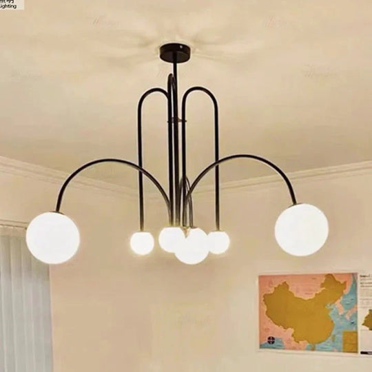 Chandelier Living Room Lamp Simple Modern Atmosphere Bedroom Light Luxury Style Restaurant Creative