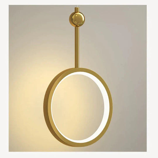All Copper Simple Light Luxury Bedroom Bed Single Chandelier Pendant