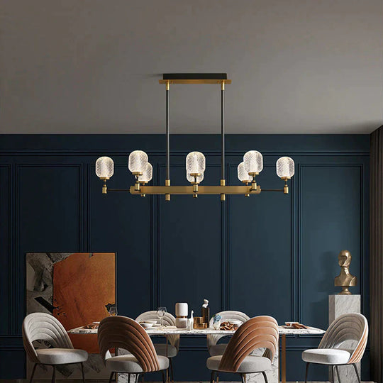 Copper Light Luxury Living Room Chandeliers Home Dining Lamps Pendant