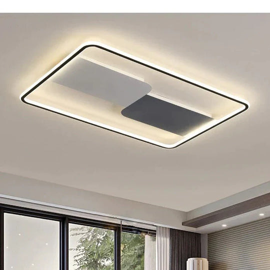 Ultra - Thin Square Ceiling Lamp For Living Room Master Bedroom