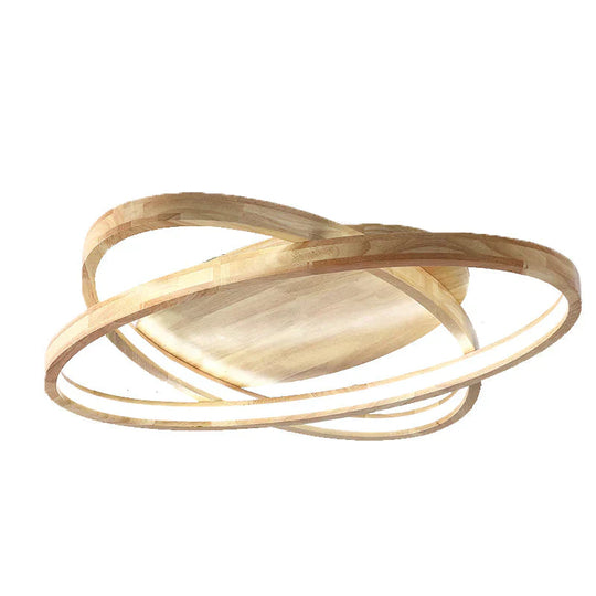 Ceiling Lamp Modern Japanese Simple Bedroom Led Creative Warm Atmosphere Wooden Living Room