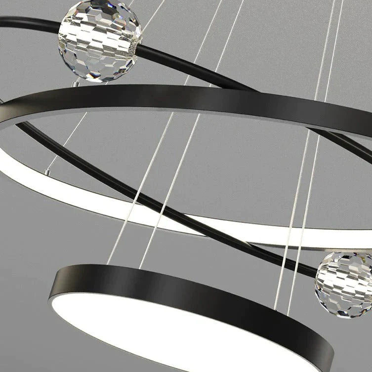 Modern Simple Restaurant Light Luxury Creative Dining Room Crystal Hanging Lamps Pendant