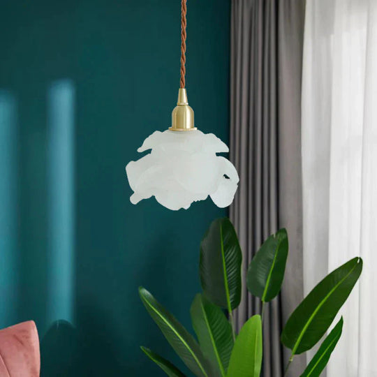 Brass Country B &amp; Hotel Corridor Living Room Dining Minimalist Mini Flower Chandelier Pendant