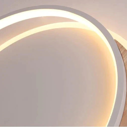 Ceiling Lamp Bedroom Creative Circular Modern Simple Study Nordic Home Warm Romantic Room