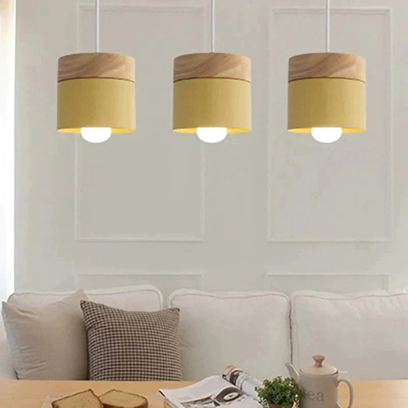 Simple Dining Room Living Chandelier Tea Shop Table Lamp Bedroom Macaroon Creative Pendant