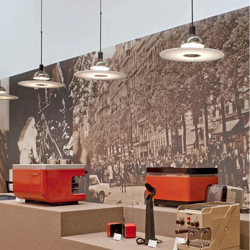 Nordic Designer Light Luxury Creativity Simple Model Room Restaurant Study Ufo Chandelier Pendant