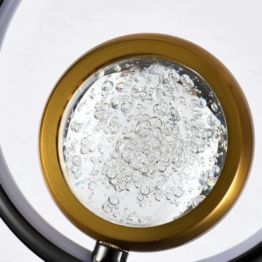 New Nordic Modern Simple Single Led Chandelier Bedside Lamp Long Dining Room Pendant