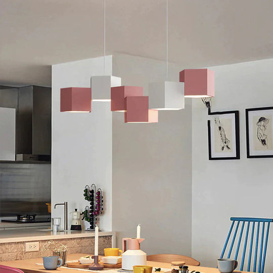 Restaurant Chandelier Simple Modern Creative Home Nordic Style Bar Atmosphere Warm Dining Room