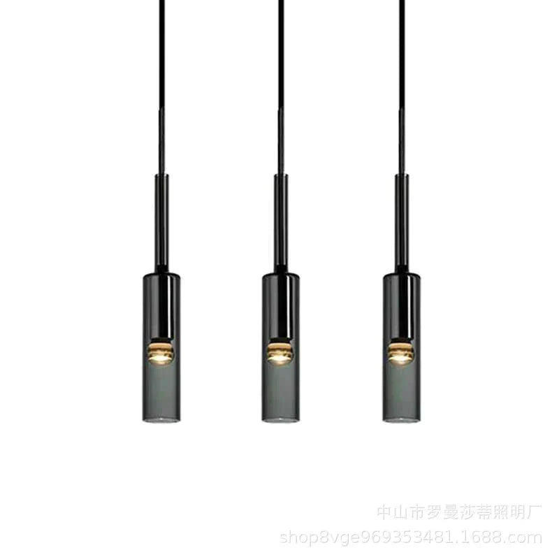 Modern Light Luxury Bedside Small Chandelier Single Head Hotel Room Minimalist Creative Wine Bottle