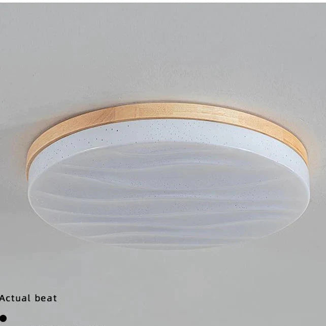 Nordic Living Room Lamp Modern Minimalist Ceiling Solid Wood Bedroom Star Lamps