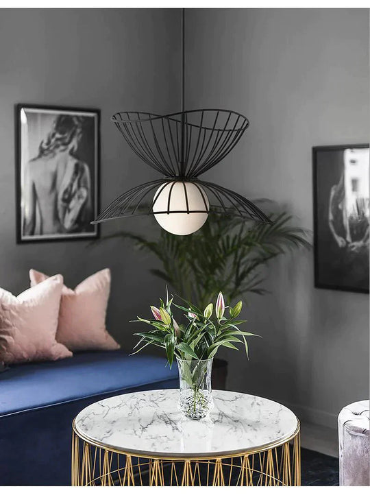 Simple Modern Restaurant Personalized Iron Art Chandelier Pendant