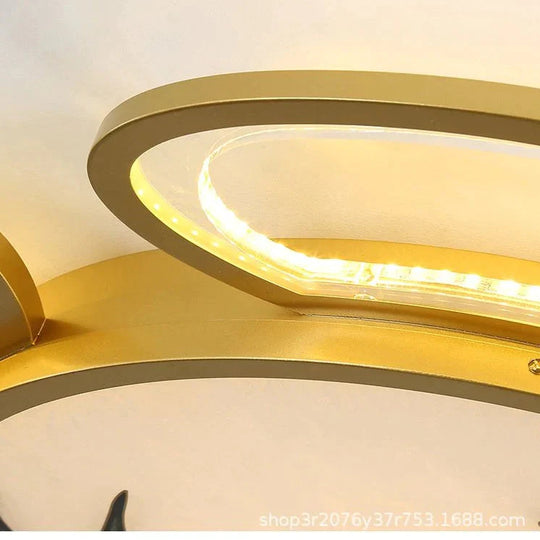 Ceiling Lamp Living Room Modern Simple Atmosphere Light Luxury Enamel Color Master Bedroom Full