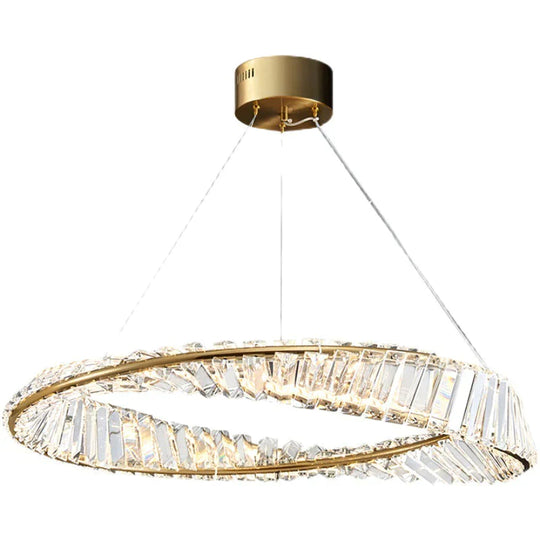 Creative Chandelier Simple American Crystal Living Room Lamp Pendant