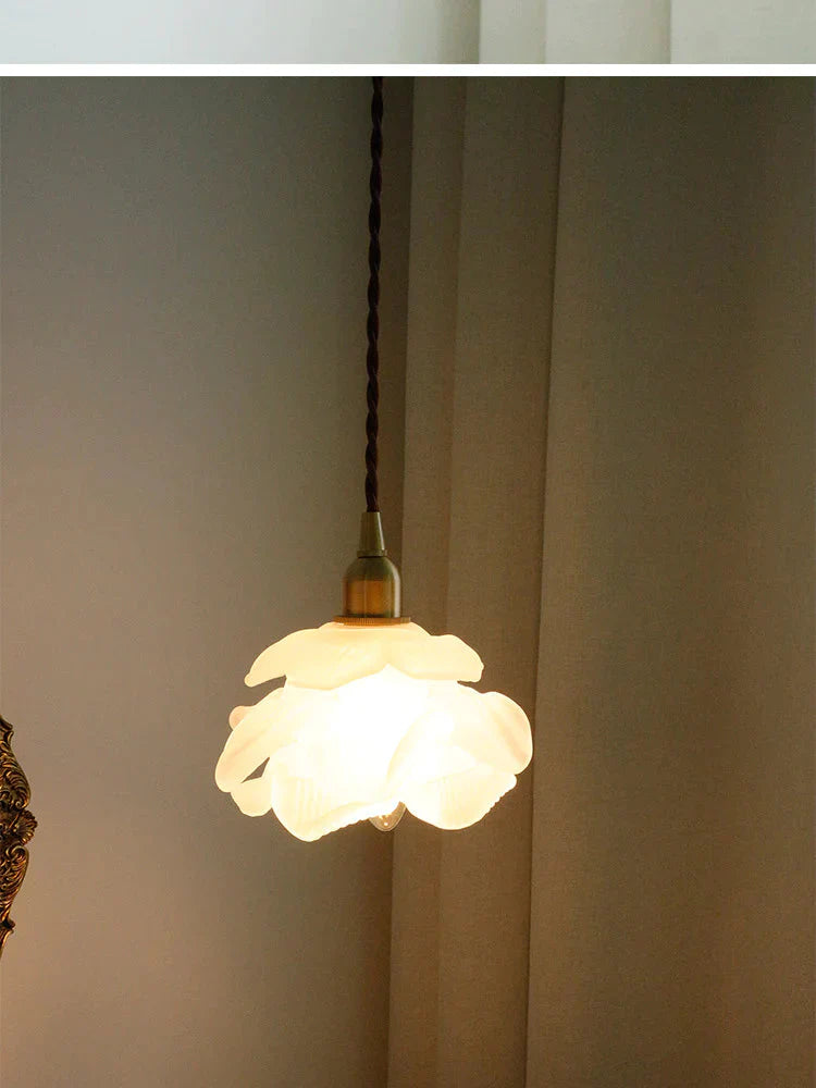 Brass Country B &amp; Hotel Corridor Living Room Dining Minimalist Mini Flower Chandelier Pendant