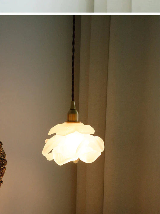 Brass Country B &amp; Hotel Corridor Living Room Dining Minimalist Mini Flower Chandelier Pendant