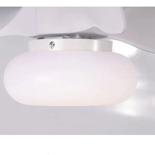 Simple Atmospheric Makaron Led Ceiling Invisible Fan Lamp