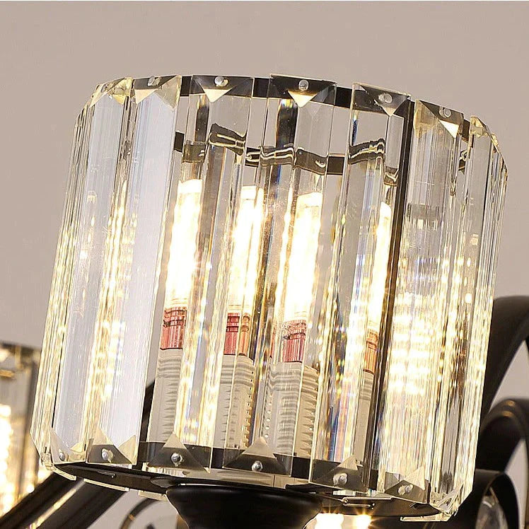 Living Room Crystal Chandelier Modern Simple Light Luxury Restaurant Atmospheric Lamp Pendant