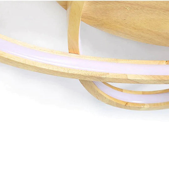 Ceiling Lamp Modern Japanese Simple Bedroom Led Creative Warm Atmosphere Wooden Living Room