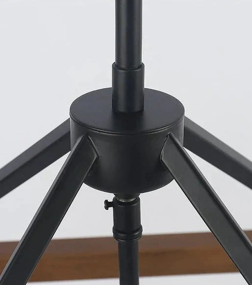 American Retro Four - Headed Iron Chandelier Pendant