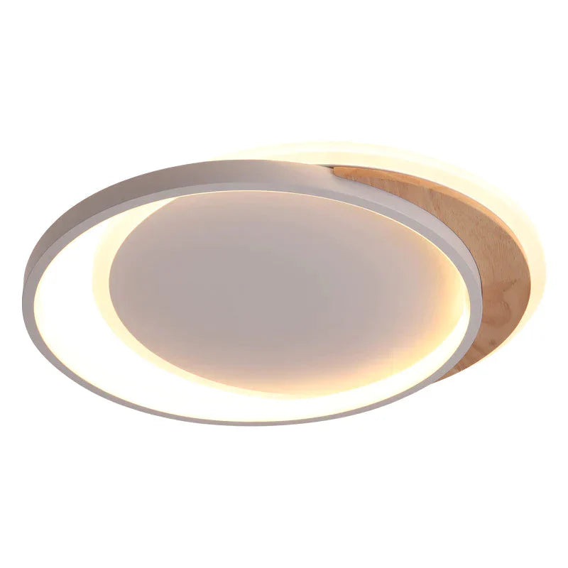 Ceiling Lamp Bedroom Creative Circular Modern Simple Study Nordic Home Warm Romantic Room