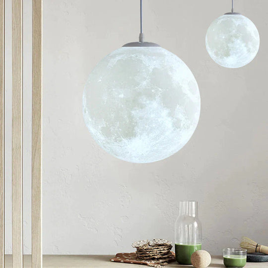 Creative Restaurant Bar Decoration Chandelier Hotel Bedroom Living Room Moon - Shaped Lamps Pendant