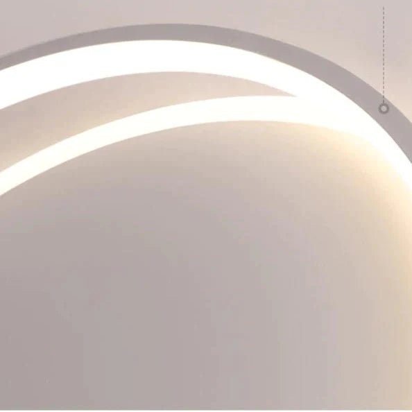 Ceiling Lamp Bedroom Creative Circular Modern Simple Study Nordic Home Warm Romantic Room