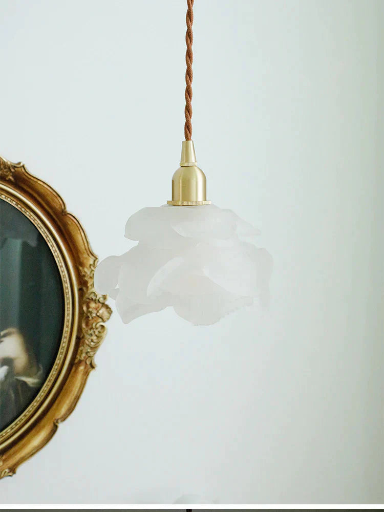 Brass Country B &amp; Hotel Corridor Living Room Dining Minimalist Mini Flower Chandelier Pendant