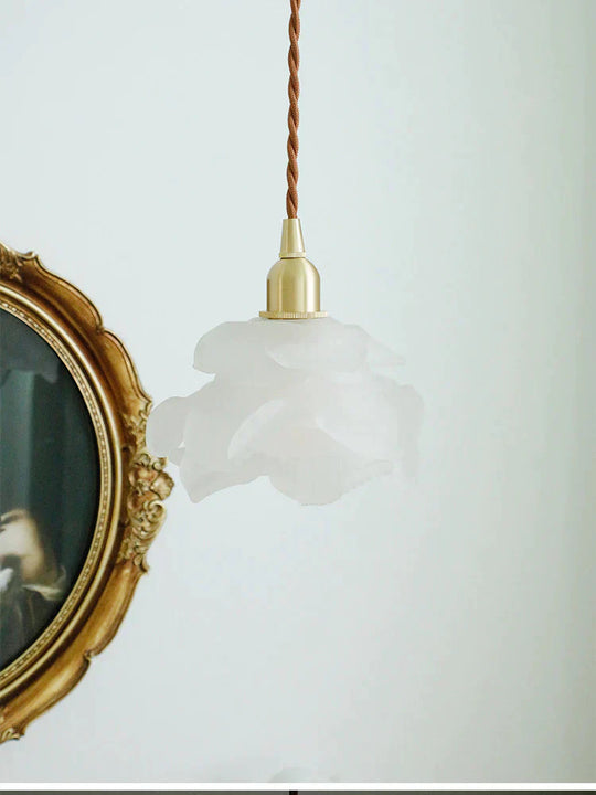 Brass Country B &amp; Hotel Corridor Living Room Dining Minimalist Mini Flower Chandelier Pendant