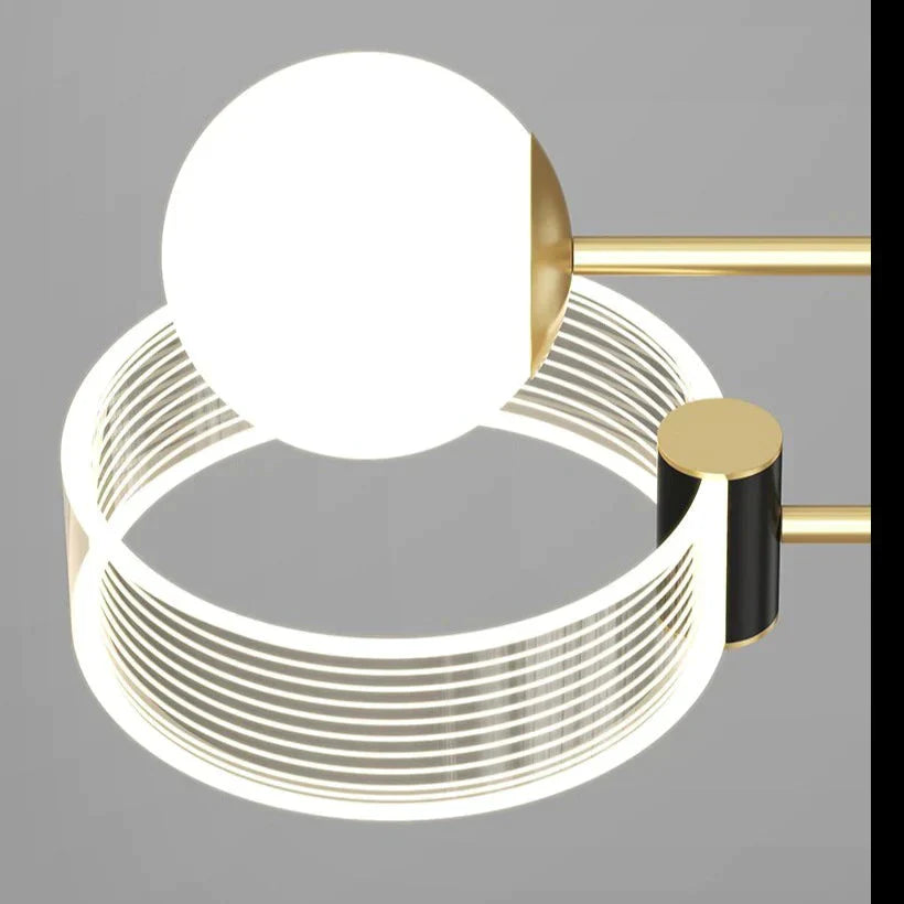 Bedside Lamp Simple Chandelier Modern Light Luxury Bedroom Led Living Room Background Pendant