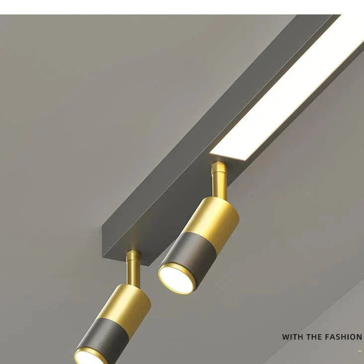Restaurant Chandelier Modern Minimalist Nordic Table Bar Office Led Long Lamp Lamps Pendant