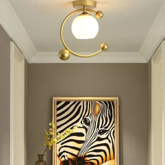 Lantern Hall Entrance Porch Cloakroom Corridor Bar Balcony Lamps Creative Ceiling Lamp Decoration