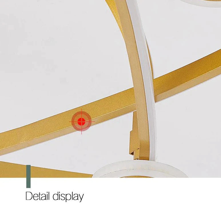 Creative Ceiling Fan Lamp Led