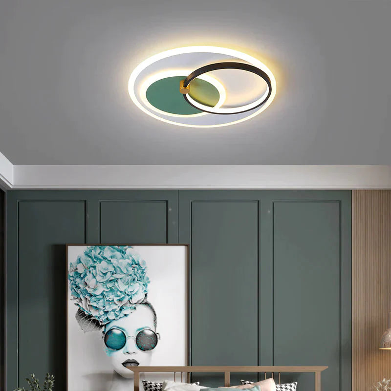 Nordic Living Room Lamp Led Ceiling Household Bedroom Dining Simple Modern Atmosphere Creative Net
