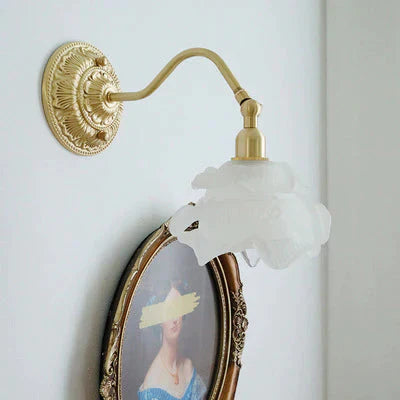 Brass Country B &amp; Hotel Corridor Living Room Dining Minimalist Mini Flower Chandelier Short Wall