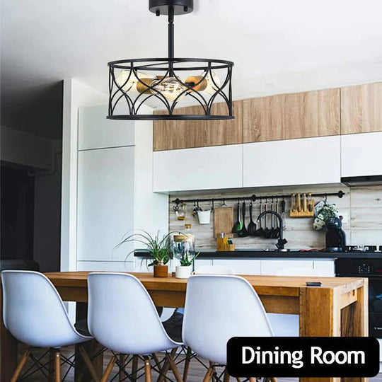 Vintage Industrial Wind Suction Top Lamp American Farmhouse Restaurant Bedroom Balcony Lamps Ceiling