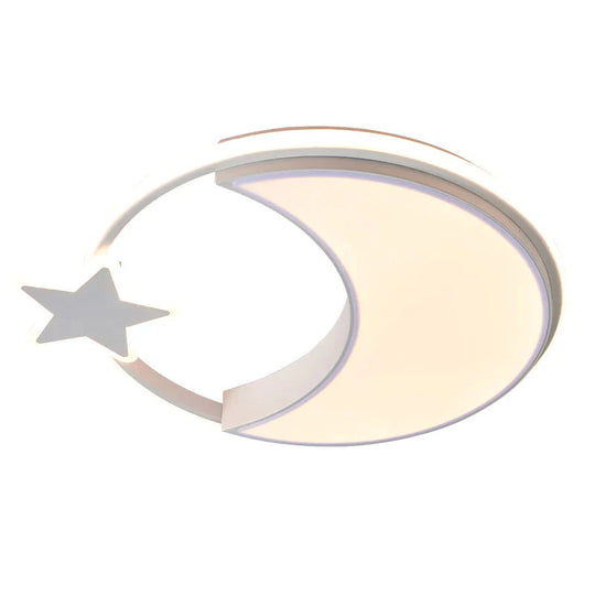 Children’s Room Lamp Bedroom Simple Modern Ceiling Nordic Cartoon Creative Star Moon
