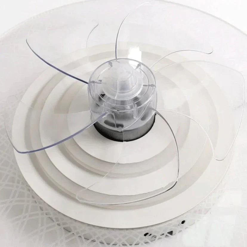 Ceiling Fan Lamp Bedroom Restaurant Creative Personality Ultra - Thin Invisible With