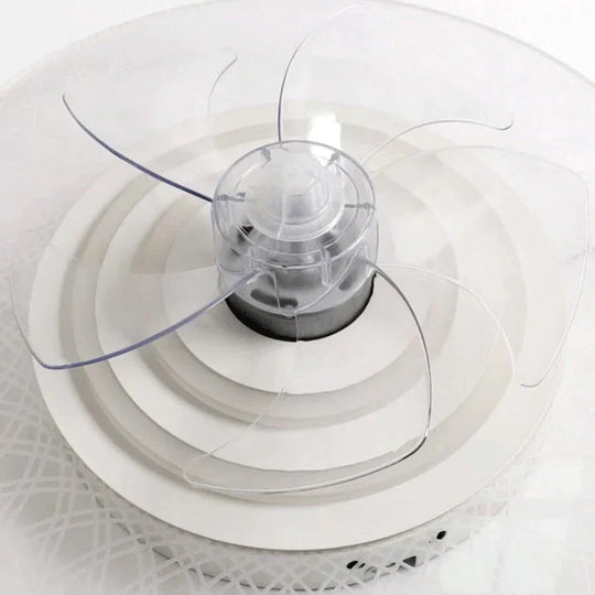 Ceiling Fan Lamp Bedroom Restaurant Creative Personality Ultra - Thin Invisible With