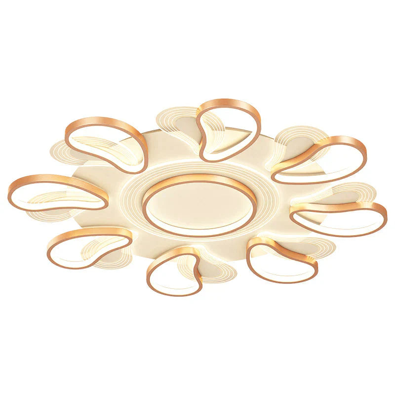 Acrylic Living Room Ceiling Lamp Led Petal Shaped Bedroom Modern Simple Household Restaurant