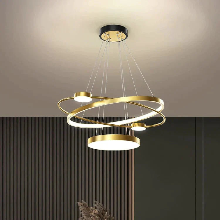 Modern Simple Restaurant Light Luxury Creative Dining Room Crystal Hanging Lamps Pendant