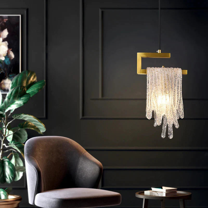 Modern Light Luxury All Copper Small Chandelier Nordic Creative Bedroom Bedside Corridor Aisle