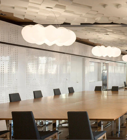 Creative Cloud Chandelier Nordic Simple Modern White Lamp Pendant