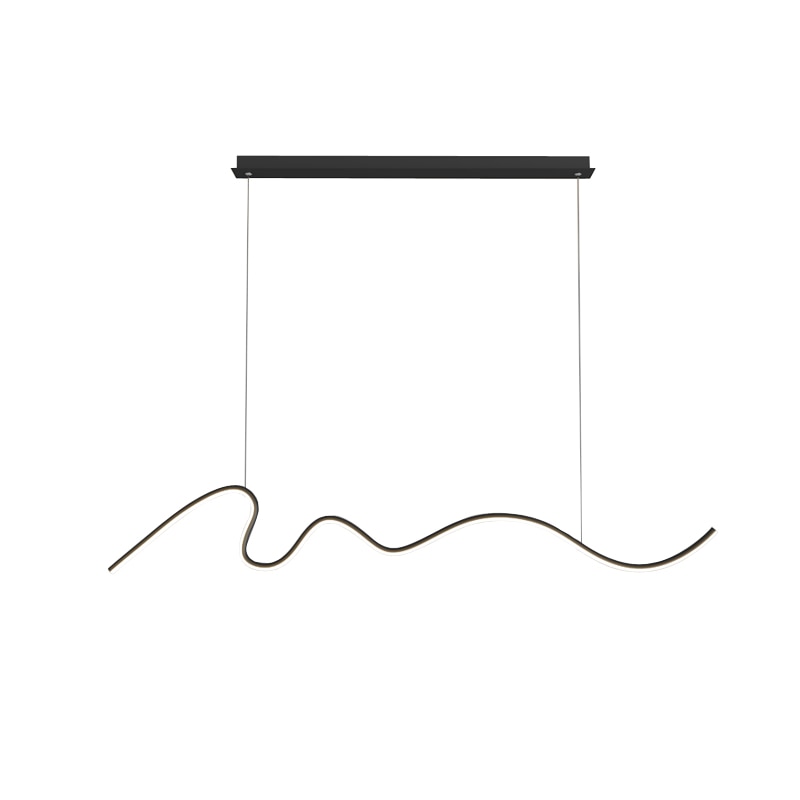 Dining Room Lamp Chandelier Light Luxury Lamps Modern Minimalist Dining Table Bar Nordic Strip