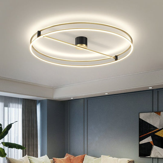 Recessed Led Ceiling Lights Simple Modern Bedroom Lamp Nordic Light Luxury Living Room Creative