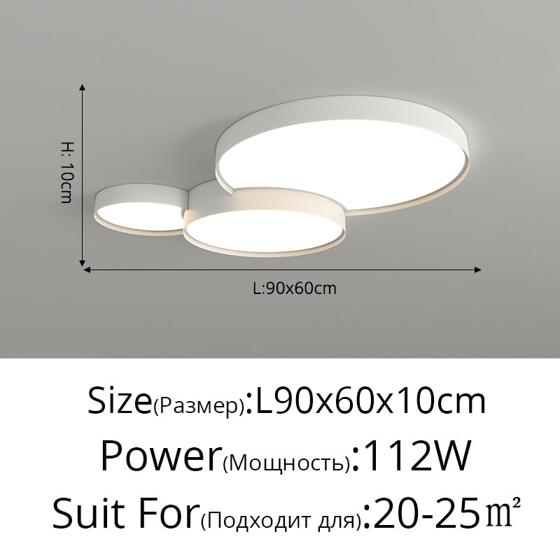 Led Chandelier For Bedroom Kitchen Living Dining Room Indoor Lighting Acrylic Lamp Luminaria Home