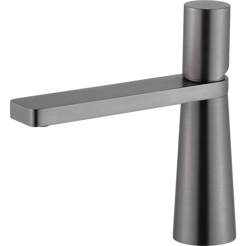 Brushed Gold Basin Faucet Brass Bathroom Mixer Tap Wash Basin Rose Hot And Cold Faucets