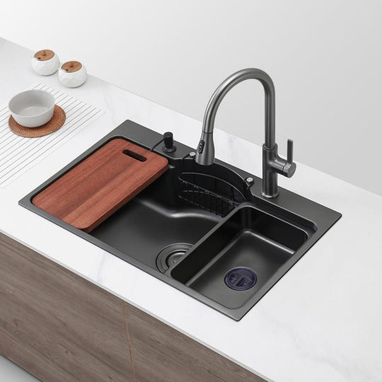 Nano 304 Stainless Steel Vegetable Sink For Kitchen Household Undercounter Basin Voppo Evier