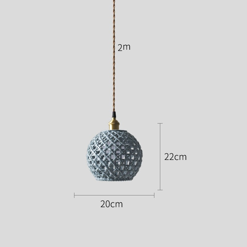 White Ceramic Led Pendant Lights Fixtures Home Indoor Lighting Bedroom Living Room Beside Nordic