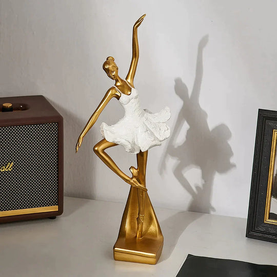 Ballet Dancer Nordic - Style Desktop Decoration Modern Home Accessories Light Luxury Art Office